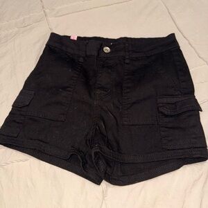 Classic Black Women's Cargo Shorts